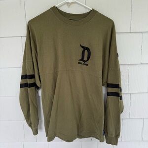 Disneyland Spirit Jersey Long Sleeve Green size Small